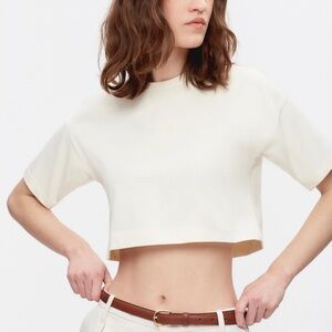 KOTN Cropped Rib Tee